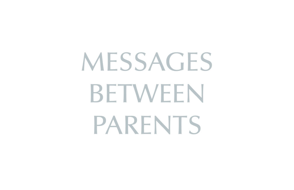 Messages Between Parents